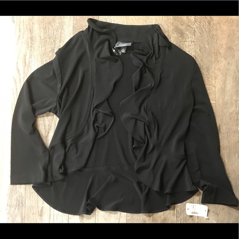 NWT 💕 Dressbarn SM Whispy Black Women’s Cardigan